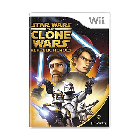 Jogo Star Wars The Clone Wars: Republic Heroes - Wii