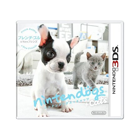 Jogo Nintendogs + Cats: Golden Retriever & New Friends - 3DS (Japonês)