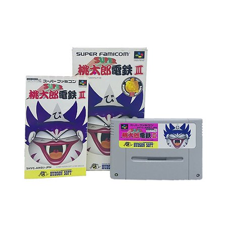 Jogo Super Momotarou Dentetsu III - SNES (Japonês)