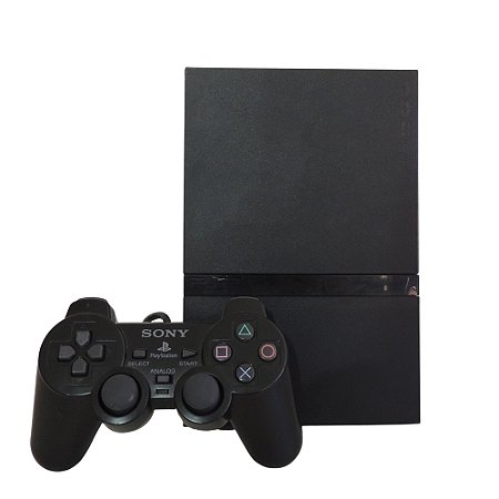 Console PlayStation 2 Slim Preto - Sony (Desbloqueado 1.93)