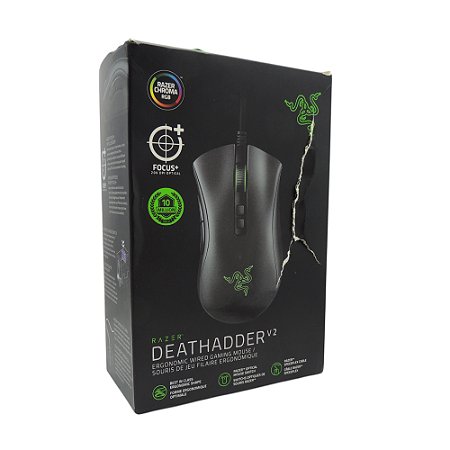 Mouse Gamer DeathAdder V2 com fio - Razer