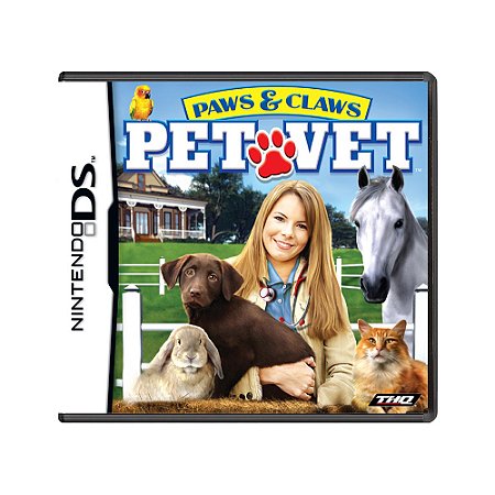 Jogo Paws & Claws Pet Vet - DS