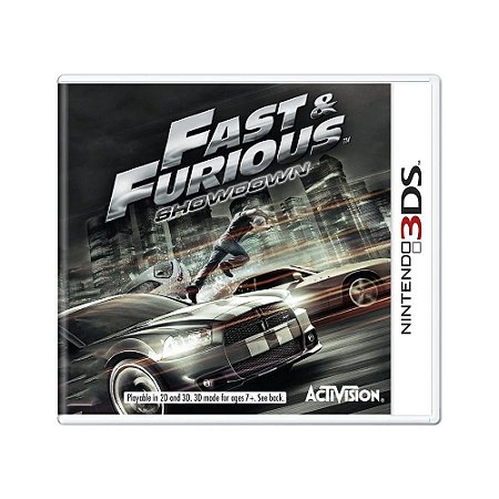 Jogo Fast & Furious: Showdown - 3DS