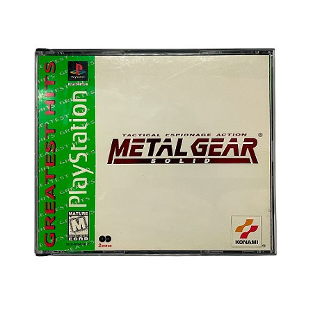 Jogo Metal Gear Solid - PS1 (Greatest Hits)