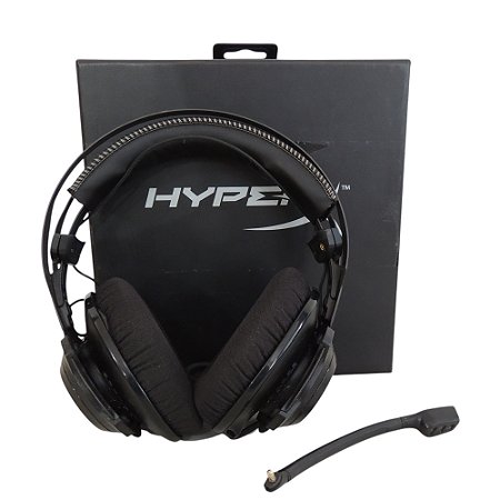 Headset Gamer Cloud Revolver com fio, HX-HSCR-GM Preto/Cinza - HyperX