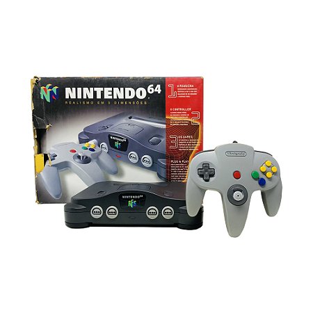 Console Nintendo 64 Cinza - Nintendo