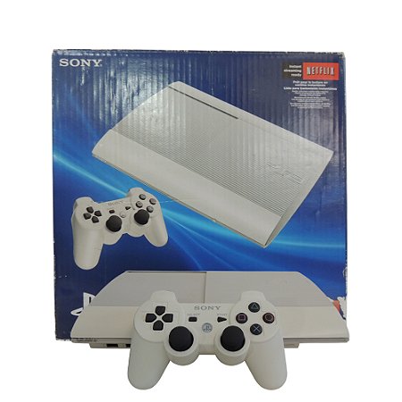 Console PlayStation 3 Super Slim 250GB Branco - Sony