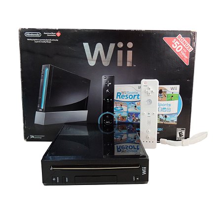 Console Nintendo Wii Preto - Nintendo