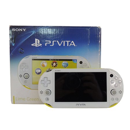 Console PlayStation Vita Slim Lime Green/White - Sony
