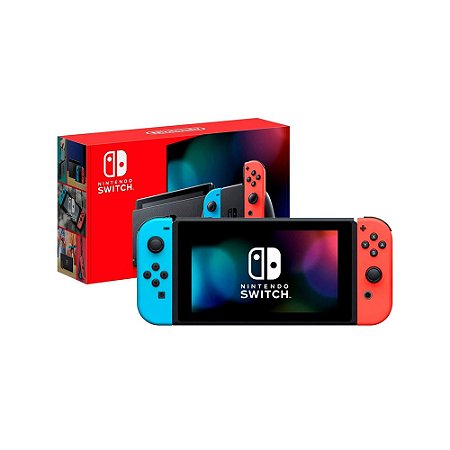 Console Nintendo Switch Azul/Vermelho Neon - Nintendo