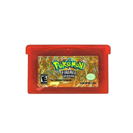 Jogo Pokémon Fire Red Version - GBA Game Boy Advance