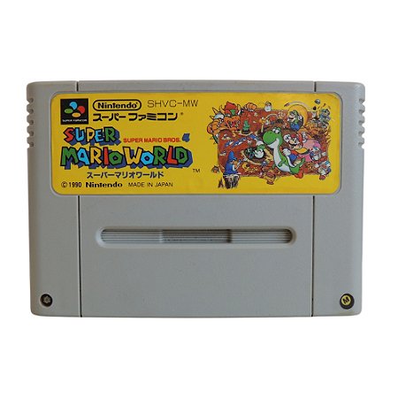 Jogo Super Mario World - SNES (Japonês)