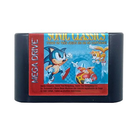 Jogo Sonic Classics - Mega Drive