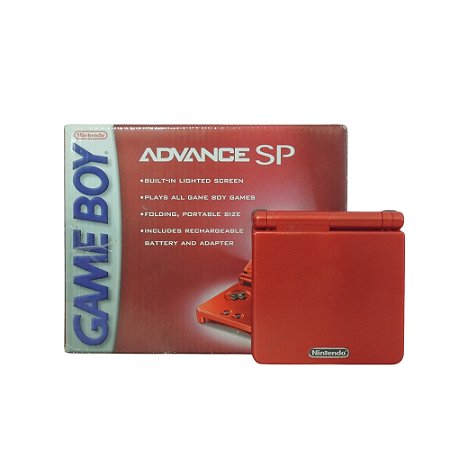 Console Game Boy Advance SP Vermelho - Nintendo