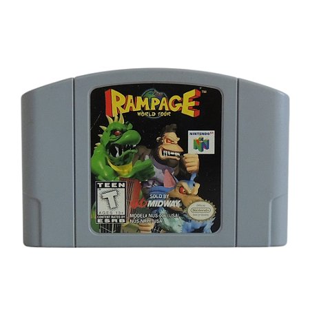 Jogo Rampage World Tour - N64