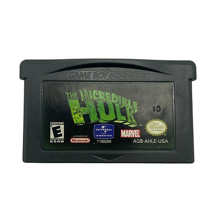 Jogo The Incredible Hulk - GBA