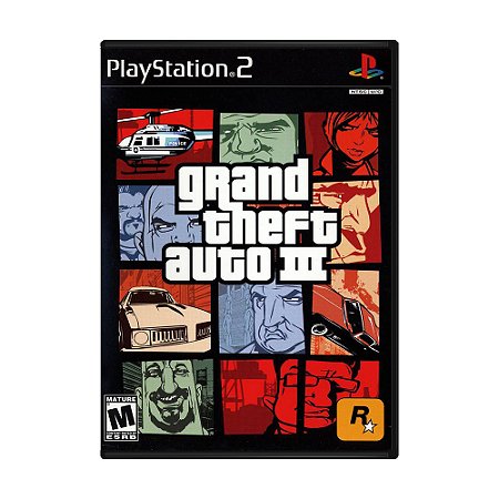 Jogo Grand Theft Auto III - PS2