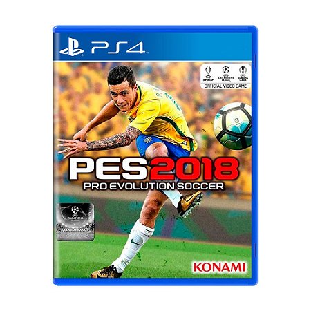 Jogo Pro Evolution Soccer 2018 (PES 18) - PS4