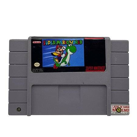 Jogo Super Mario World - SNES (Relabel)