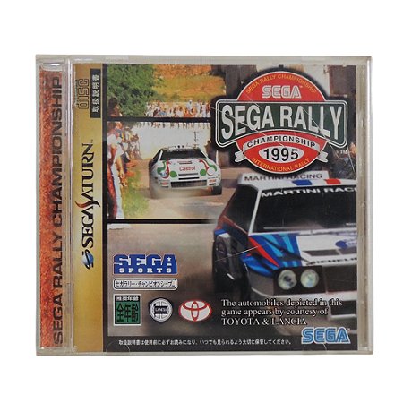 Jogo Sega Rally Championship - Sega Saturn (Japonês)