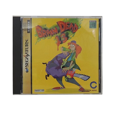 Jogo Brain Dead 13 - Sega Saturn (Japonês)