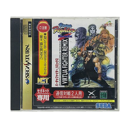 Jogo Virtua Fighter Remix - Sega Saturn (Japonês)