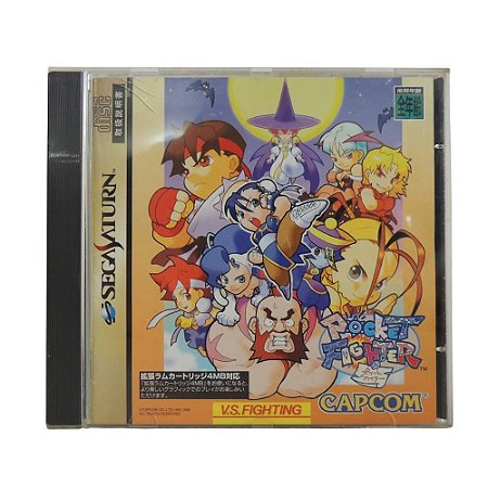 Jogo Pocket Fighter - Sega Saturn (Japonês)