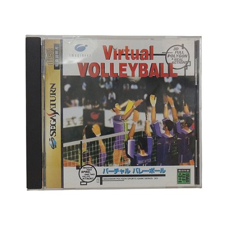 Jogo Virtual Volleyball - Sega Saturn (Japonês)