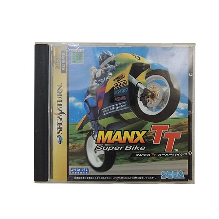 Jogo Manx TT Super Bike - Sega Saturn (Japonês)