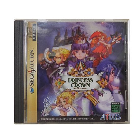 Jogo Princess Crown - Sega Saturn (Japonês)