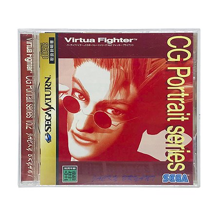 Jogo Virtua Fighter CG Portrait Series Vol.2: Jacky Bryant - Sega Saturn (Japonês)