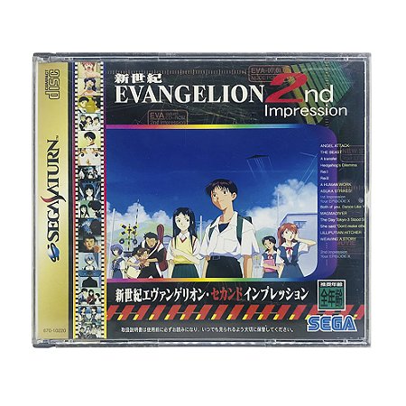 Jogo Shinseiki Evangelion: 2nd Impression - Sega Saturn (Japonês)