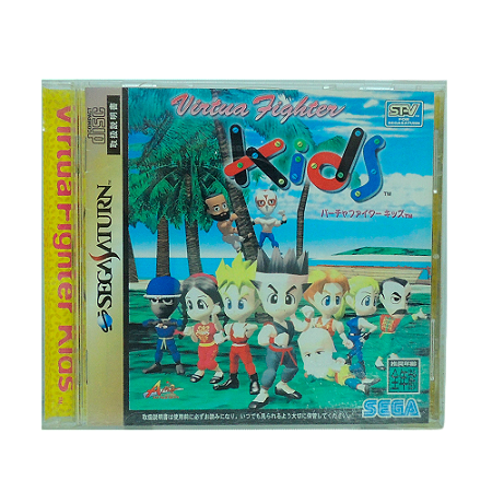 Jogo Virtua Fighter Kids - Sega Saturn (Japonês)