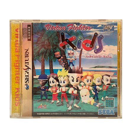 Jogo Virtua Fighter Kids - Sega Saturn (Japonês)