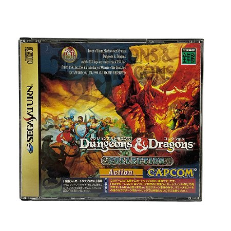 Jogo Dungeons & Dragons Collection - Sega Saturn (Japonês)