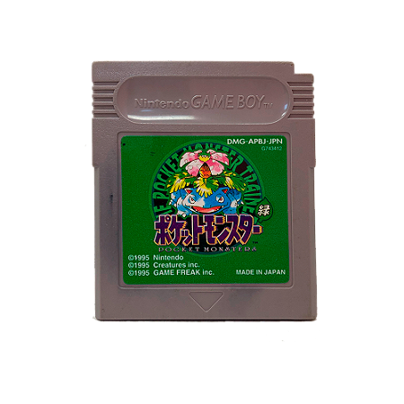 Jogo Pokemon Green Version - GBC (Japonês)