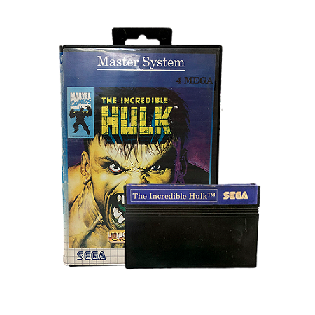 Jogo The Incredible Hulk - Master System