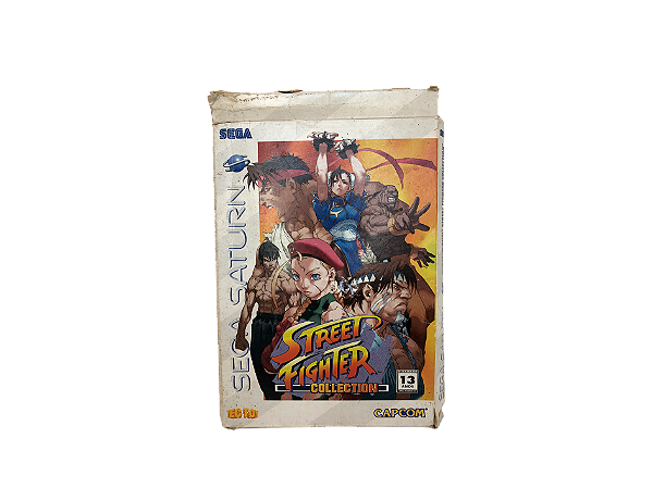 Jogo Street Fighter Collection - Sega Saturn