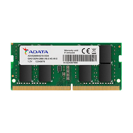 Memória RAM para Notebook 4GB, DDR4, 2666MHz - Adata (OPEN BOX)