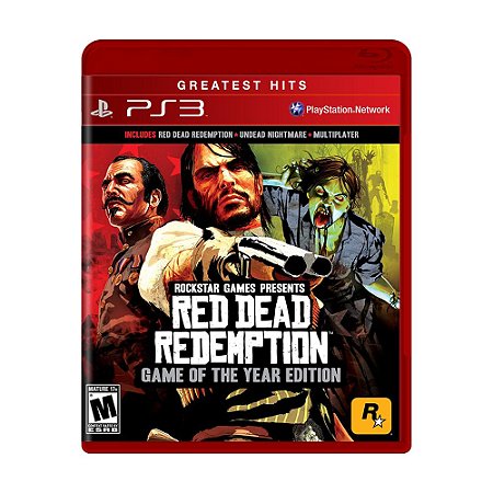 Jogo Red Dead Redemption (Game of the Year) - PS3 (LACRADO)