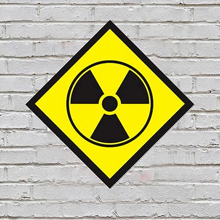 Placa de Parede Decorativa: Radioactive