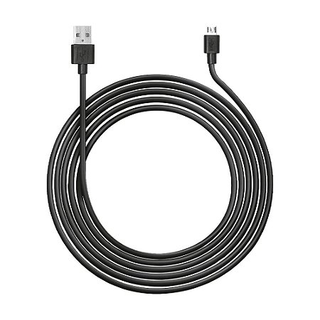 Cabo Micro-USB Charge Cable para PS4 Preto - Trust GXT (LACRADO)