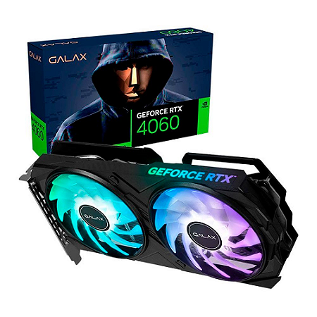 NOVO Placa de vídeo GeForce RTX 4060 EX 8GB HDMI/DisplayPort - GALAX (LACRADA - NUNCA USADA)