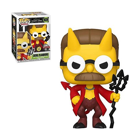 Boneco Devil Flanders 1029 The Simpsons Treehouse Of Horror (Special Edition) - Funko Pop! (LACRADO)