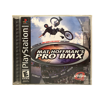 Jogo Mat Hoffman s Pro BMX PS1 MeuGameUsado Jogo Mat Hoffman s Pro BMX PS1 MeuGameUsado