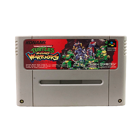 Jogo Teenage Mutant Ninja Turtles: Tournament Fighters - SNES (Japonês)