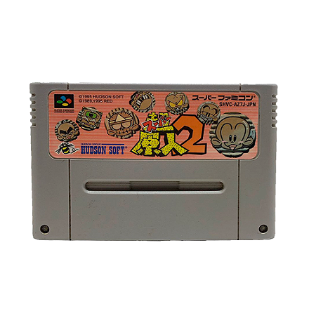 Jogo Super Bonk 2 - SNES (Japonês)