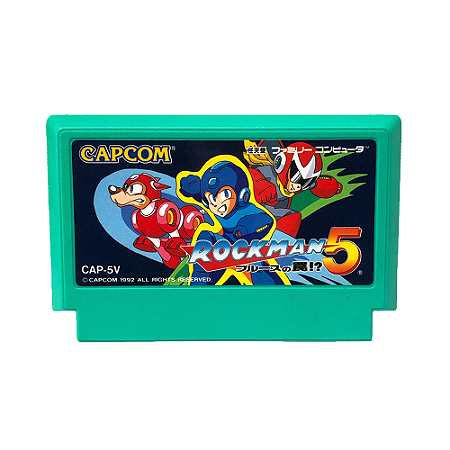 Jogo Mega Man 5 - NES (Japonês)