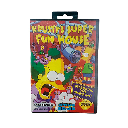 Jogo Krusty's Fun House - Mega Drive