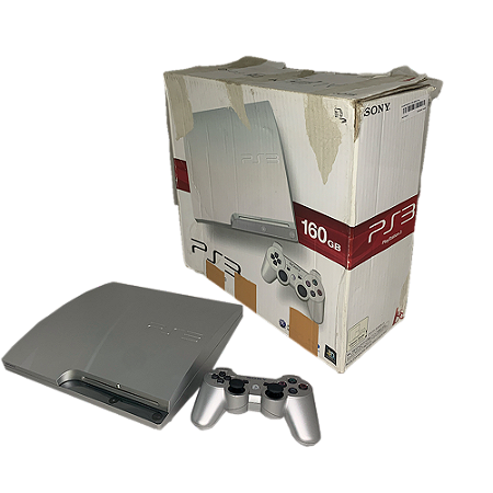 Console PlayStation 3 Slim 160GB Prata - Sony